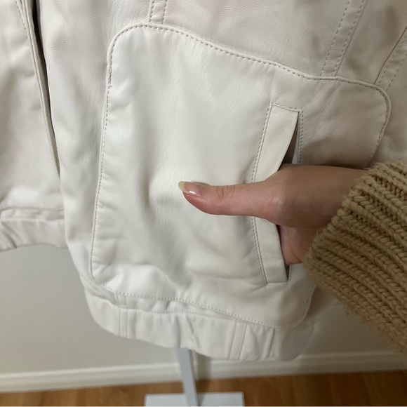 NEW Pilcro Faux-Leather Biker Vest Medium Edgy Baddie - Picture 10 of 14